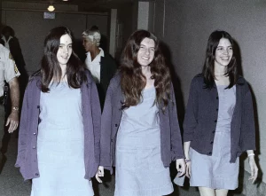 Susan Atkins, Patricia Krenwinkel, and Leslie Van Houten were female disciples of Charles Manson — dubbed The Manson Girls — who participated in the killing spree.